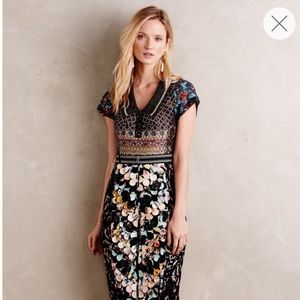 NWT Byron Lars Margot Pencil Dress, Size 2